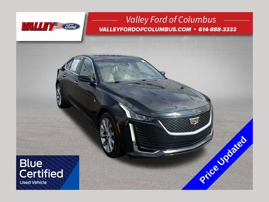 Used 2023 Black Cadillac Premium Luxury image 1