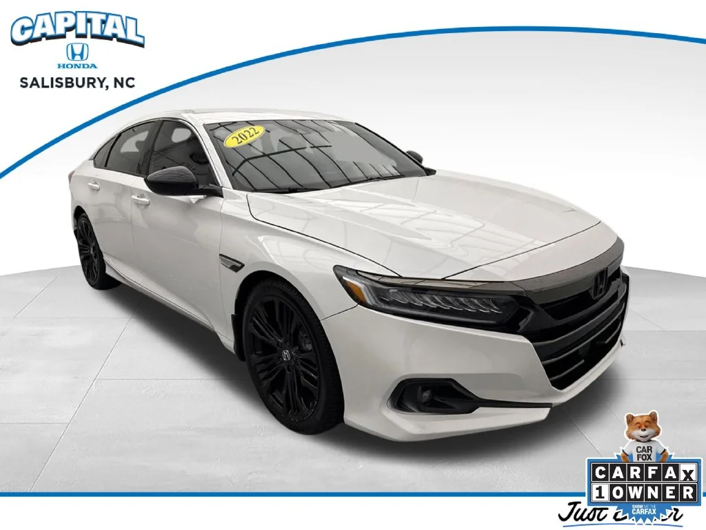 Used 2022 Platinum White Pearl Honda 1.5T SPORT image 1