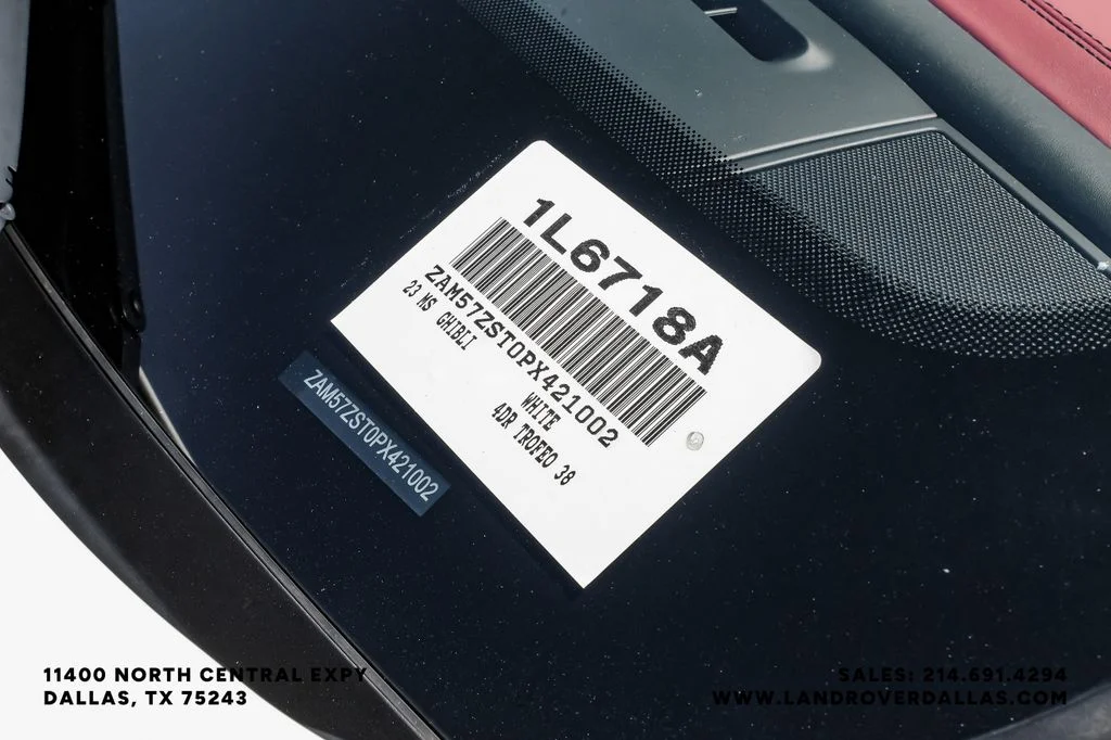 Used 2023 White Maserati Trofeo image 59