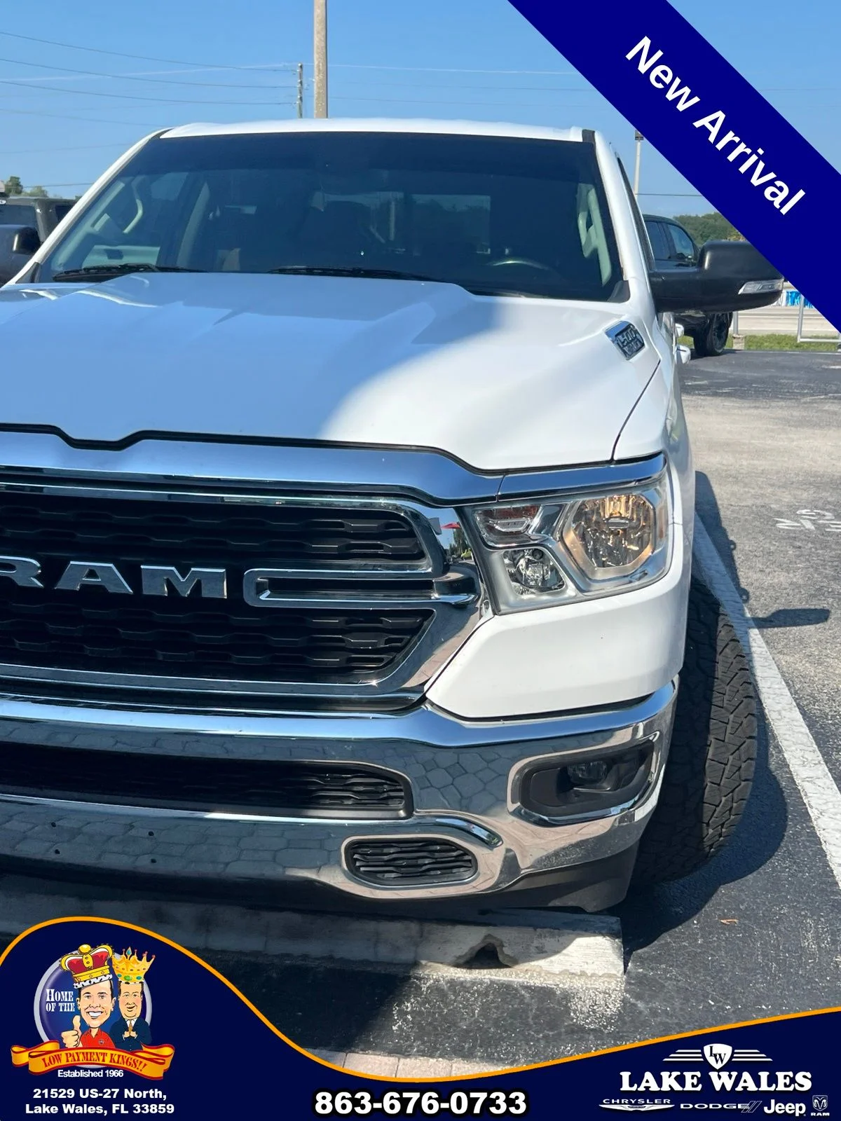 Used 2022 White Ram Big Horn/Lone Star image 10