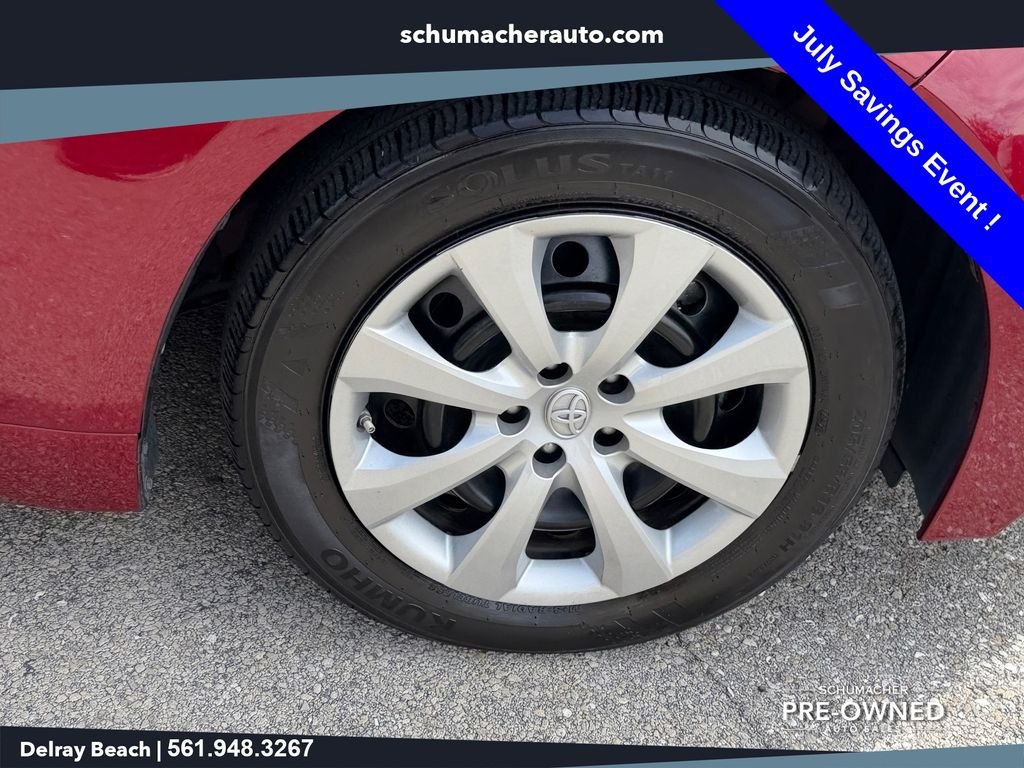 Used 2023 Red Toyota LE image 18