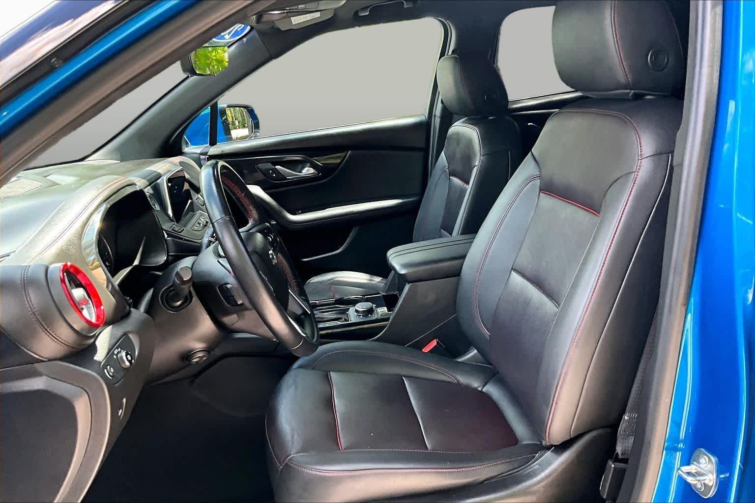 Used 2021 Bright Blue Metallic Chevrolet RS image 8