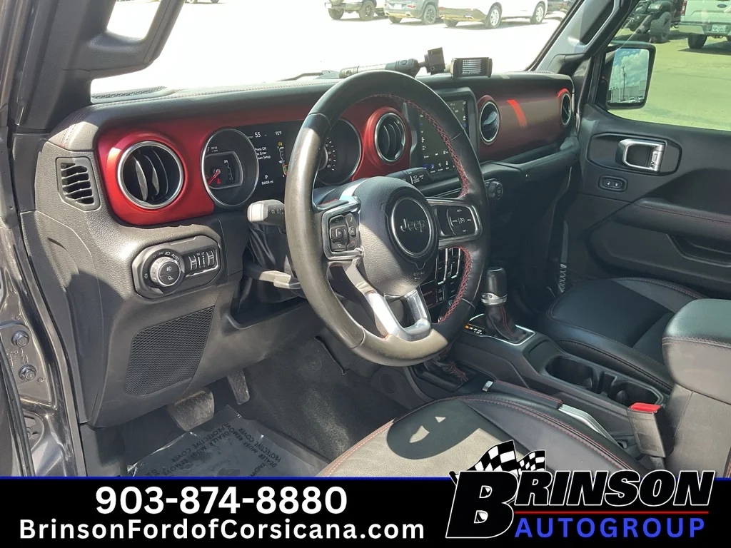 Used 2022 Granite Crystal Metallic Clearcoat Jeep Rubicon image 26