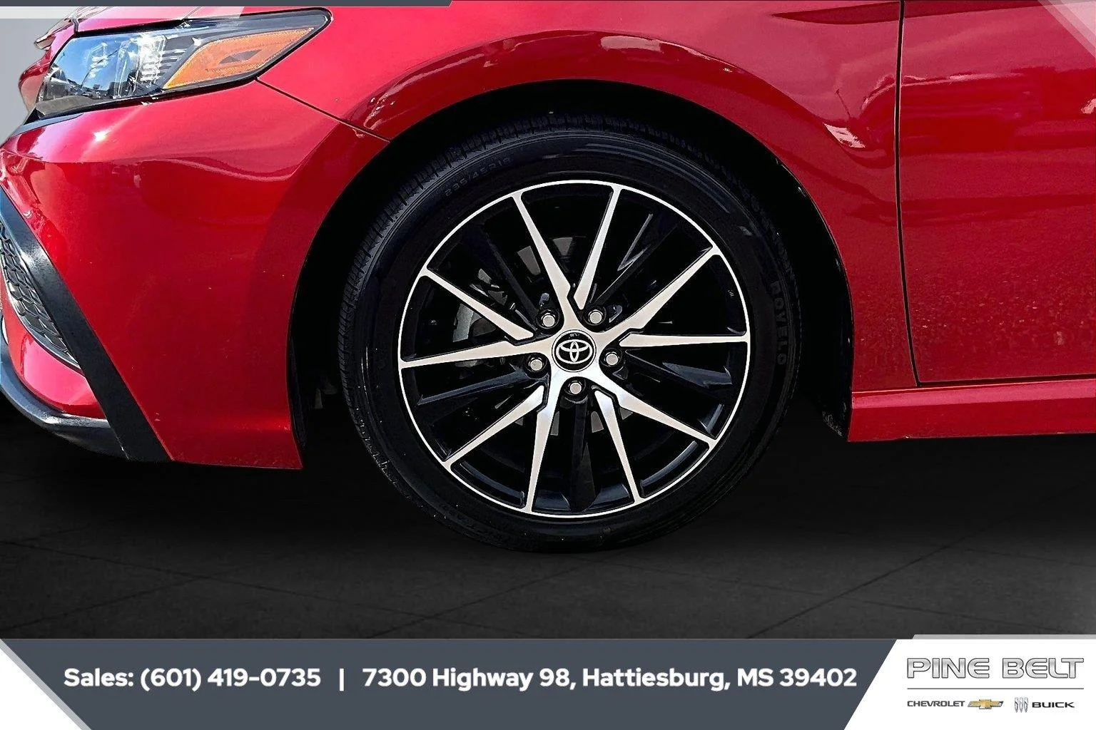 Used 2022 Supersonic Red Toyota SE image 7