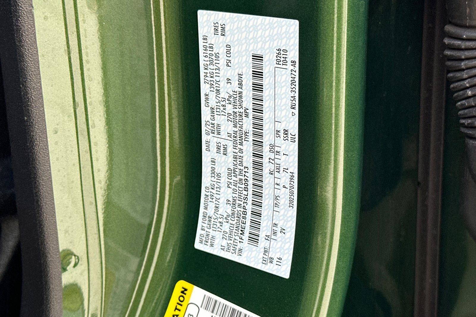 Used 2025 Green Ford Outer Banks image 34