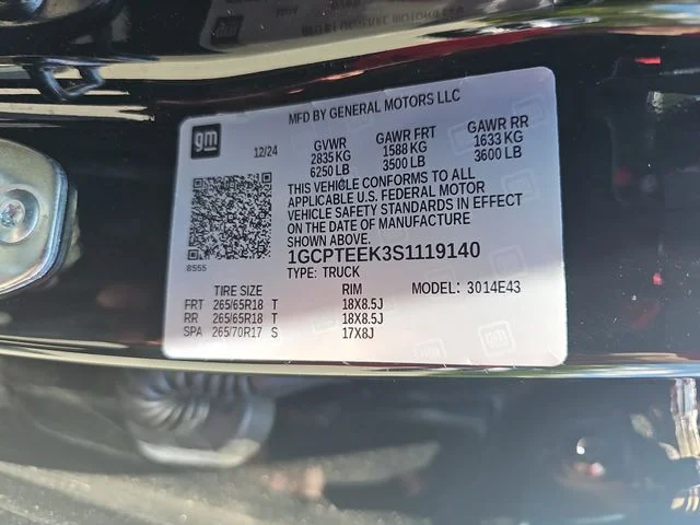 Certified Used 2025 Black Chevrolet Trail Boss image 32