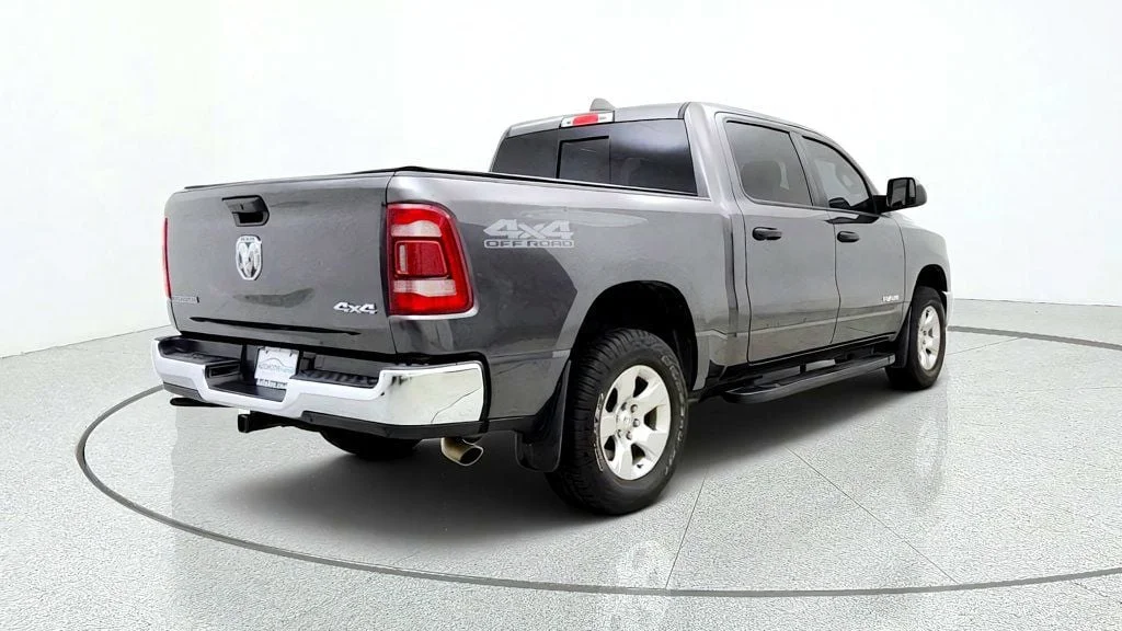 Used 2023 Granite Crystal Metallic Clearcoat Ram Big Horn 4x4 Crew Cab 5