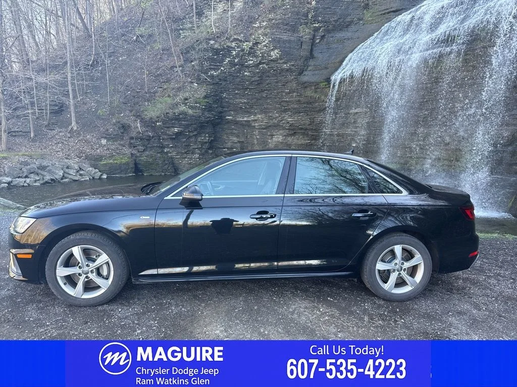 Used 2019 Audi A4 Premium with VIN WAUDNAF40KA076833 for sale in Watkins Glen, NY