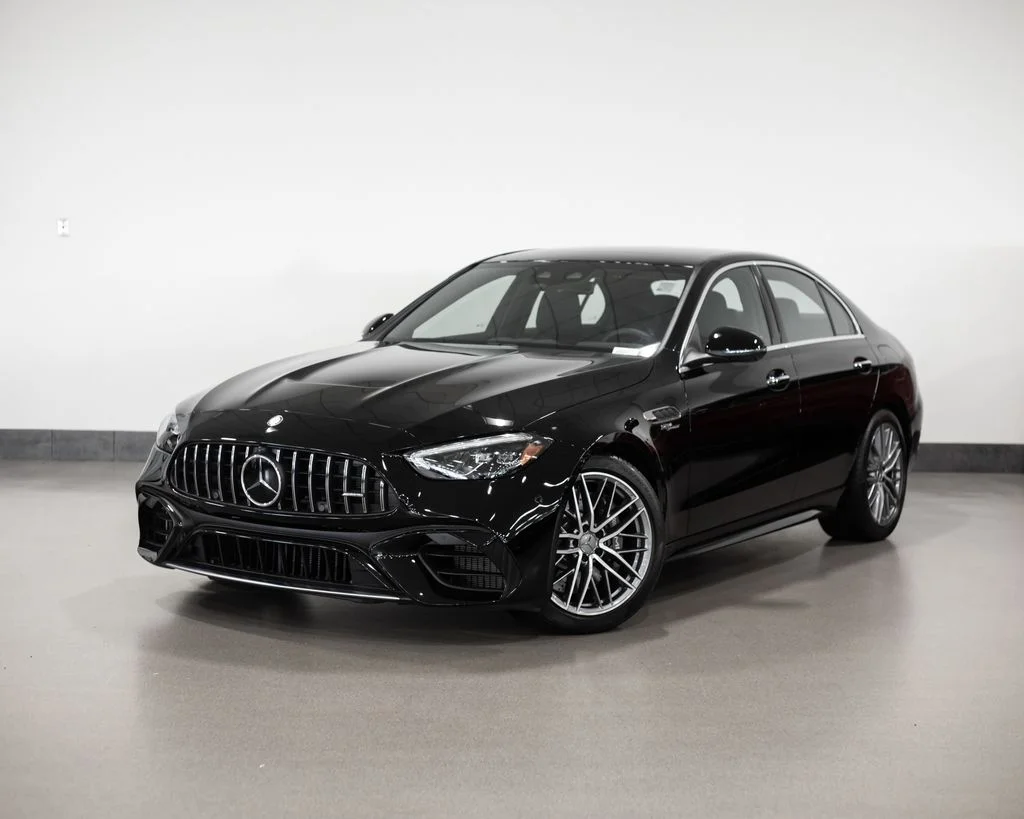 Certified Used 2024 Black Mercedes-Benz C 63 S AMG® image 1