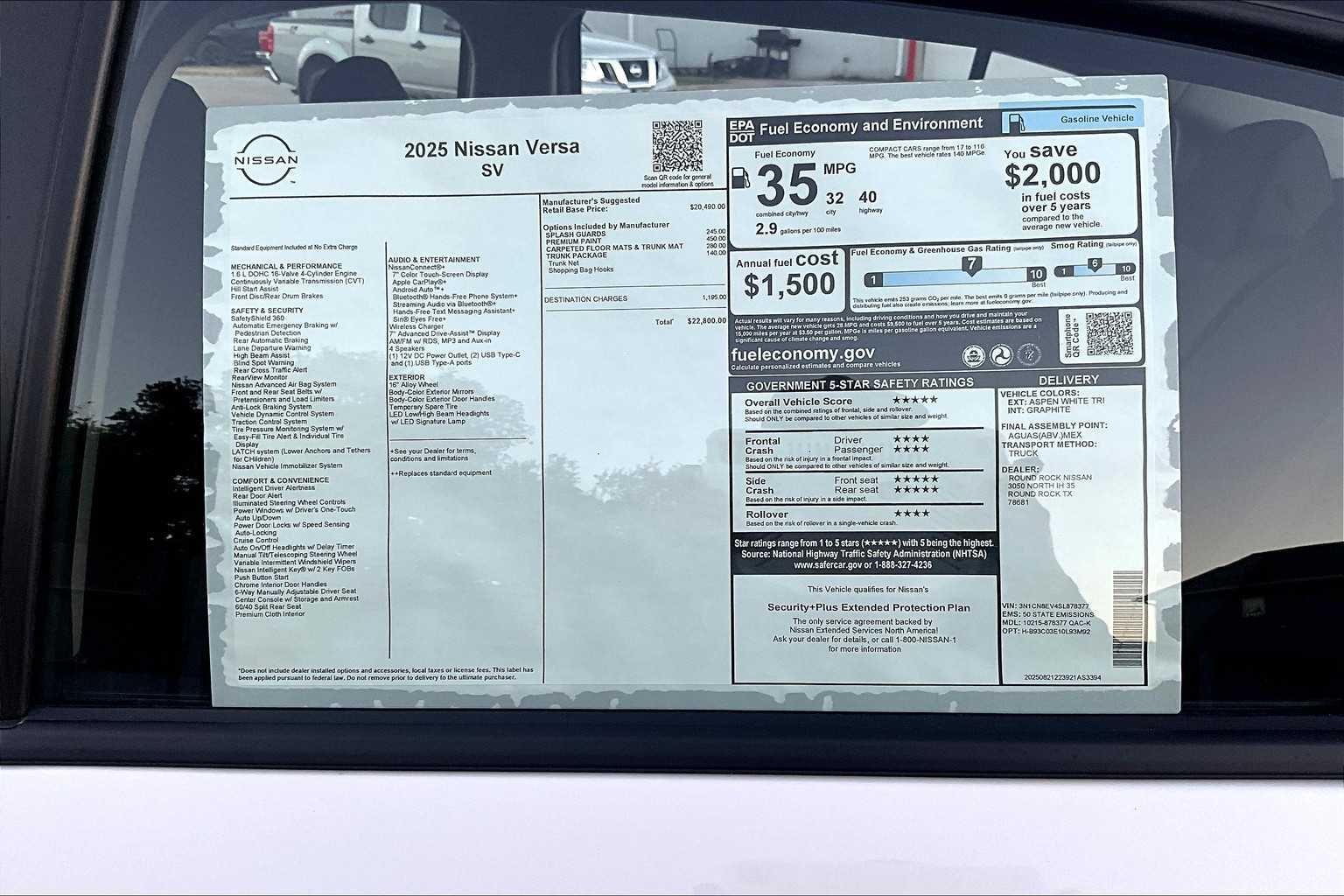 2025 Nissan Versa Sedan SV - Photo 19