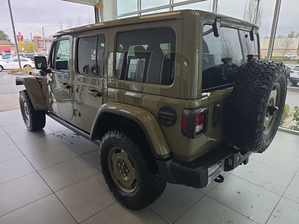 Certified 2025 Jeep Wrangler 4xe Willys '41 4XE with VIN 1C4RJXN64SW513598 for sale in Salem, OR