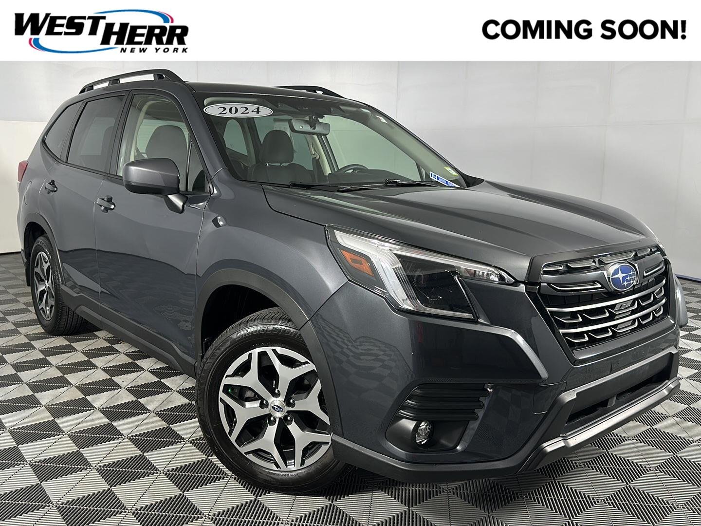 Used 2024 Magnetite Gray Metallic Subaru Premium image 1
