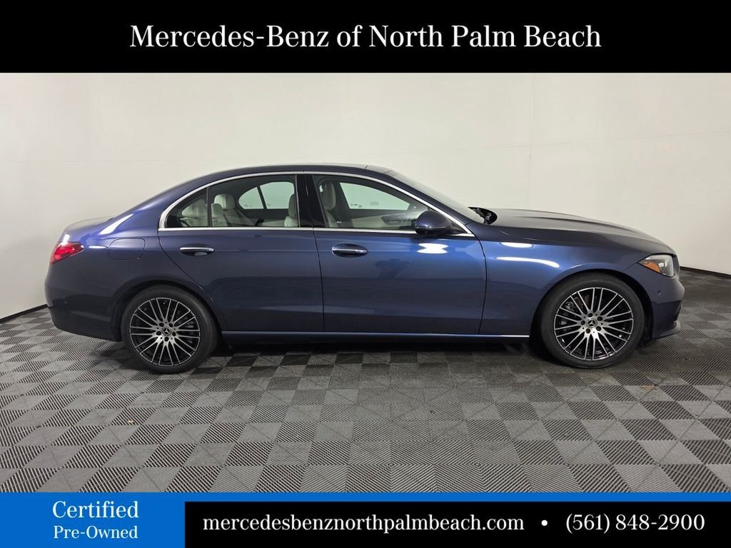Certified Used 2025 Blue Mercedes-Benz C 300 image 7