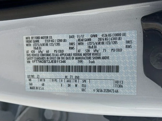 Used 2018 White Ford Lariat image 29