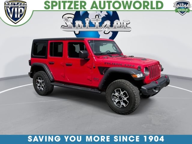 Used 2021 Red Jeep Unlimited Rubicon image 3