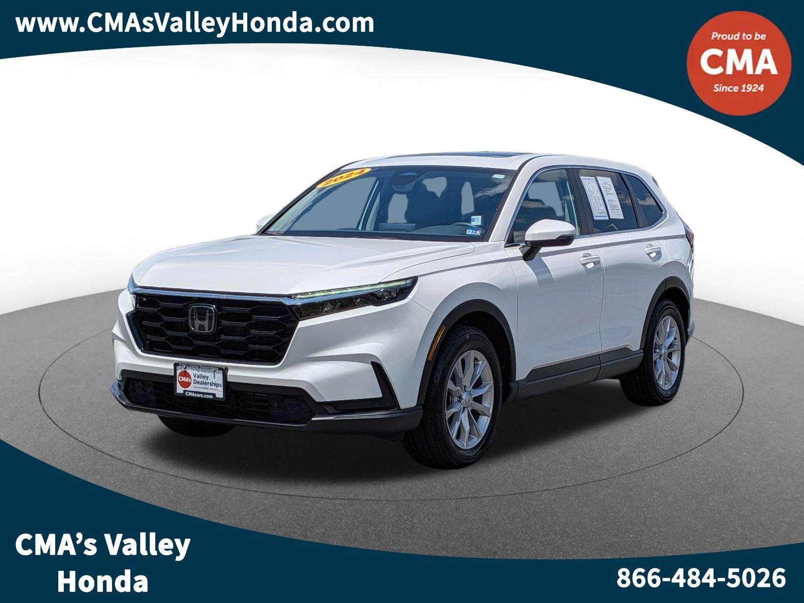 Used 2024 Platinum White Pearl Honda EX-L image 1