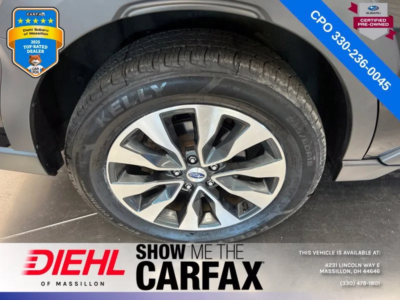 Certified Used 2025 Black Subaru Limited image 10