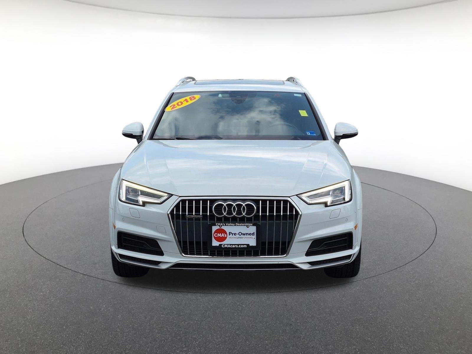 Used 2018 Glacier White Metallic Audi Premium Plus image 8