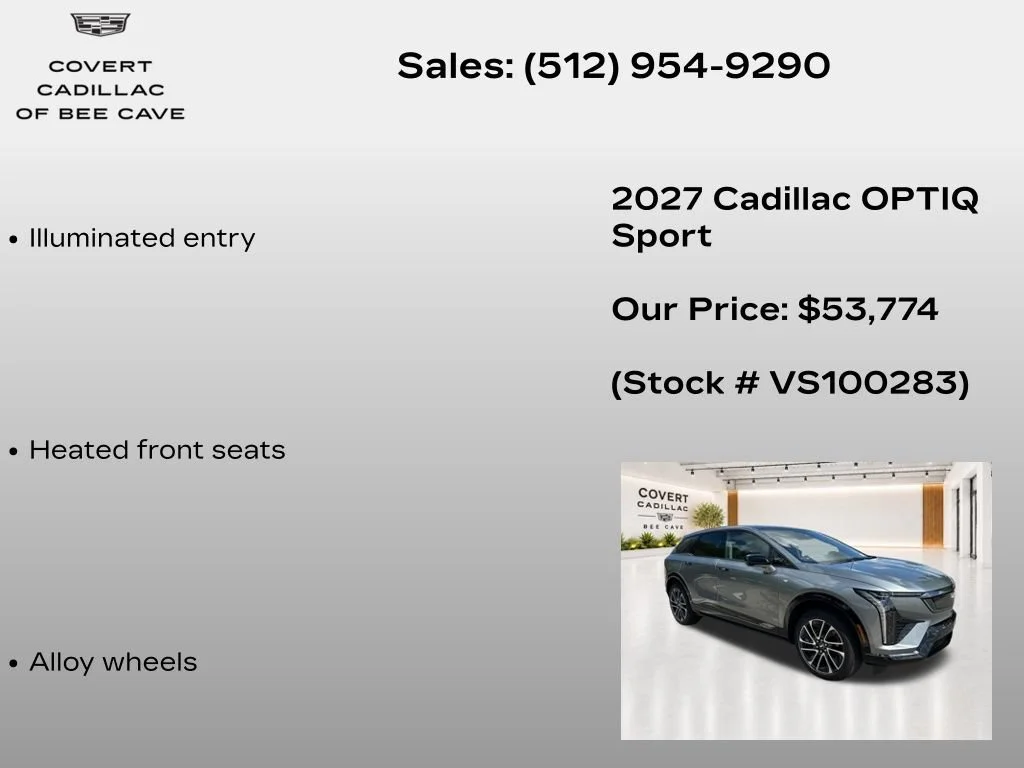 New 2027 Argent Silver Metallic Cadillac Sport image 21