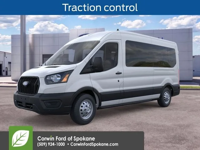 New 2026 Oxford White Ford Passenger Van XL image 3