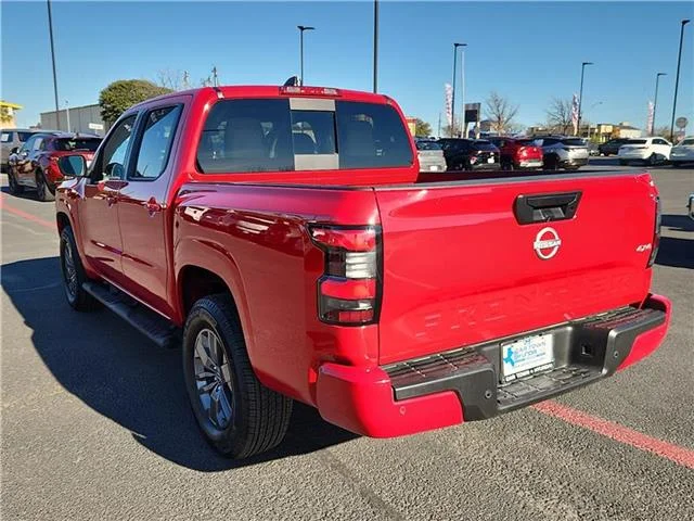 Used 2025 Red Alert Nissan SV 4x4 Crew Cab 5 ft. box 126 in. WB image 3