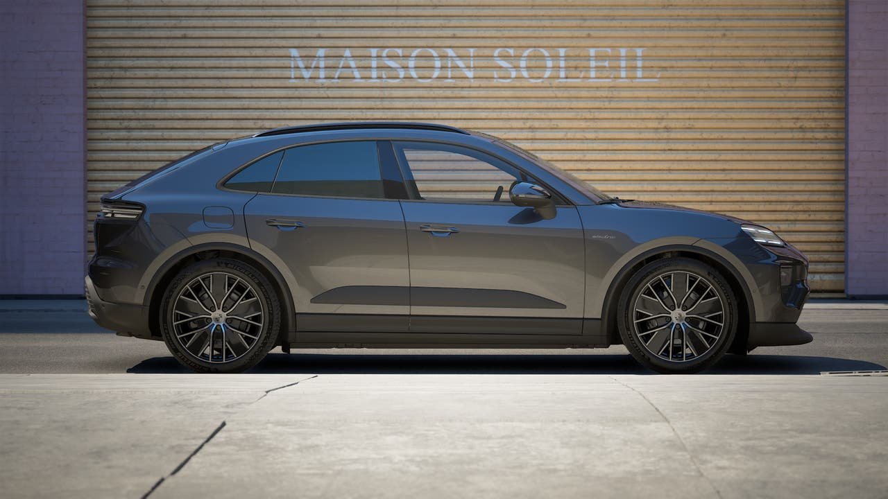 New 2027 Volcano Grey Metallic Porsche Electric image 6