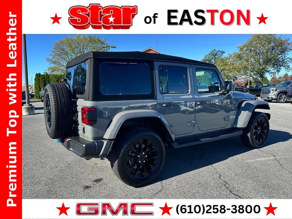Used 2023 Gray Jeep Sahara 4x4 image 9