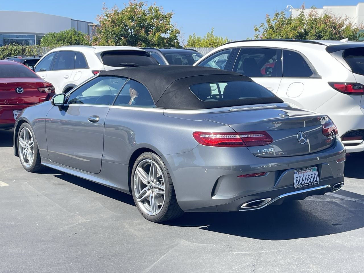 Used 2018 Gray Mercedes-Benz E 400 image 3