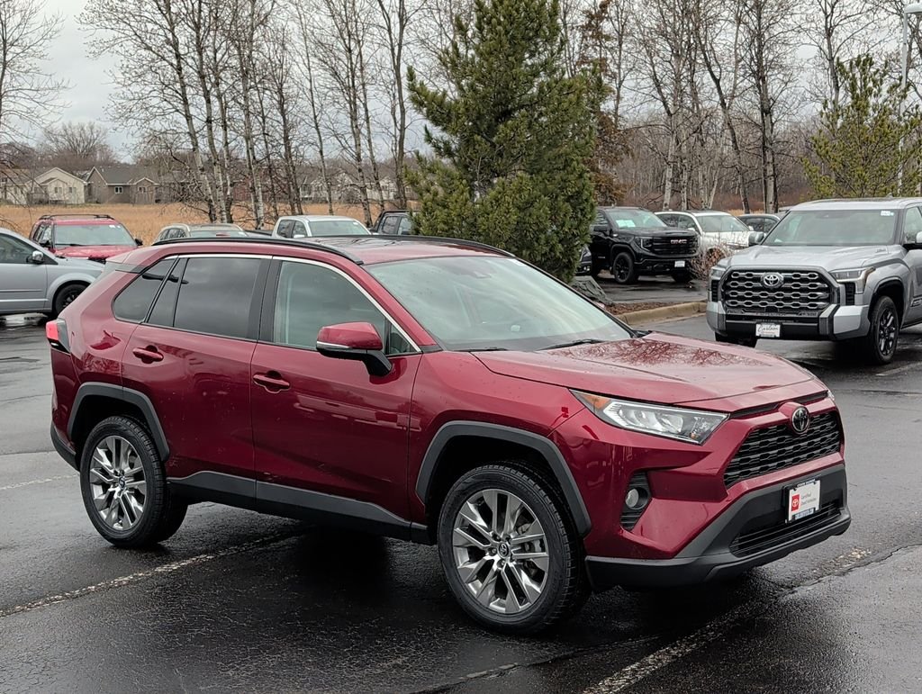 Used 2021 Toyota RAV4 XLE Premium with VIN 2T3A1RFV3MW161551 for sale in Minneapolis, Minnesota