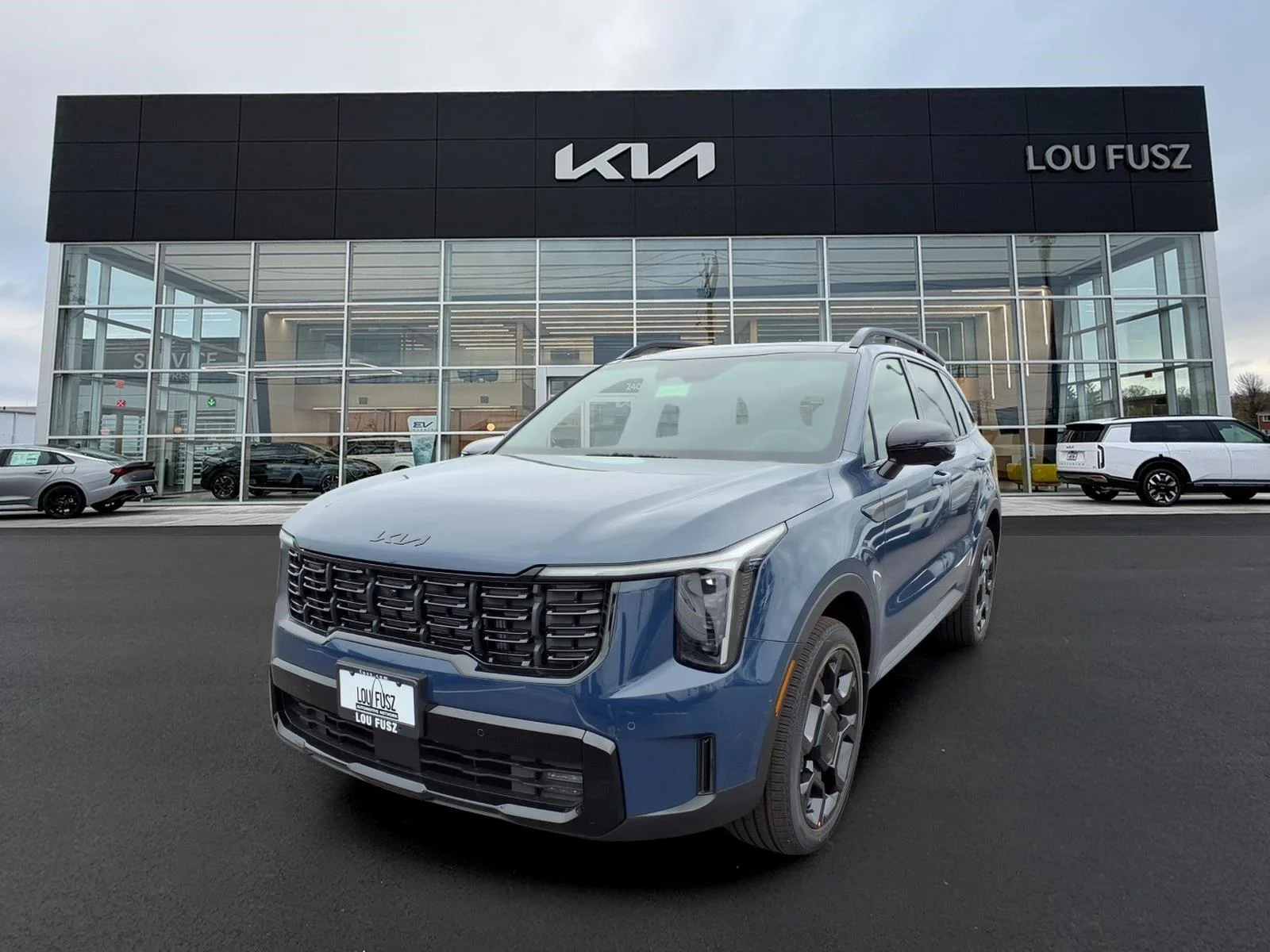 New 2026 Midnight Lake Blue Kia X-Line SX Prestige AWD image 1