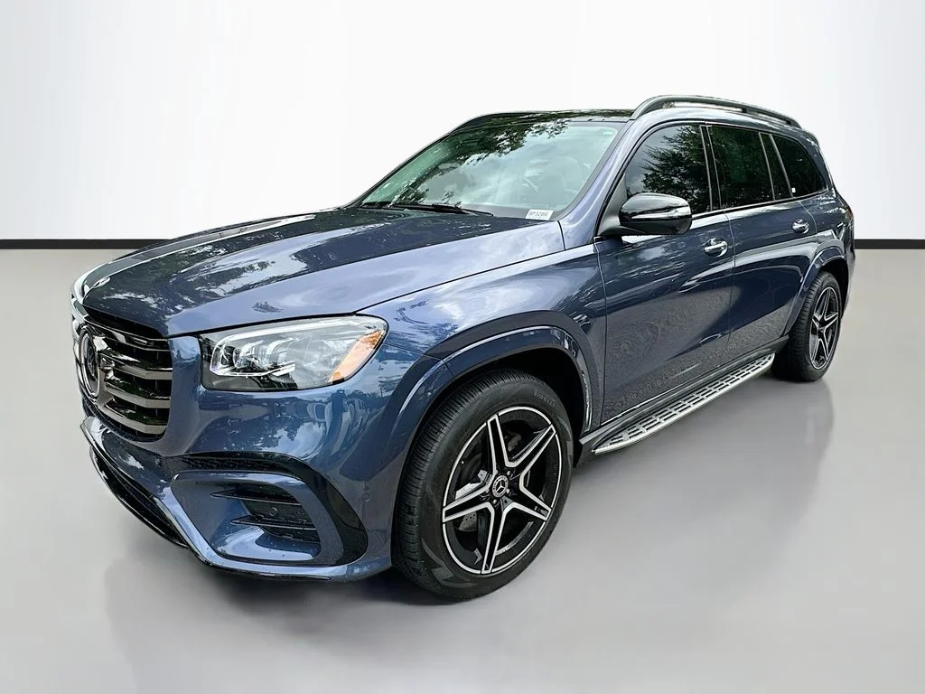Certified Used 2026 Twilight Blue Metallic Mercedes-Benz GLS 450 image 1