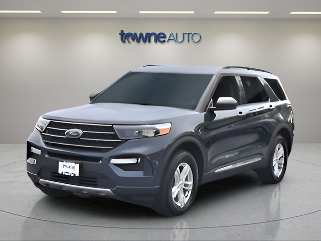 Used 2023 Blue Metallic Ford XLT image 1