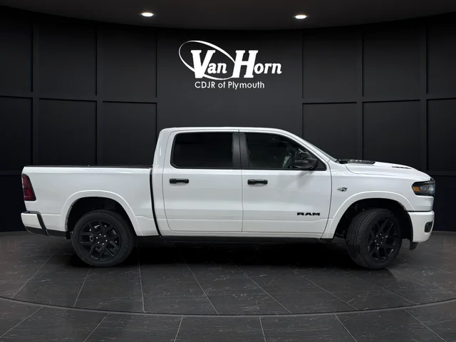 New 2026 Ivory White Tri-Coat Pearl-Coat Exterior Paint RAM Laramie image 8