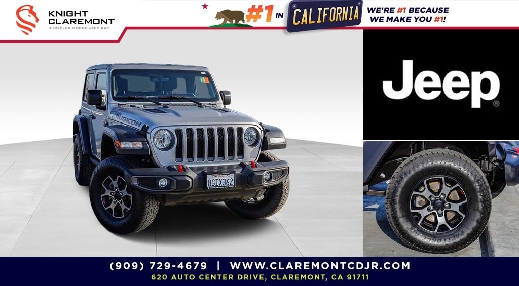 Used 2018 Billet Silver Metallic Jeep Rubicon image 1