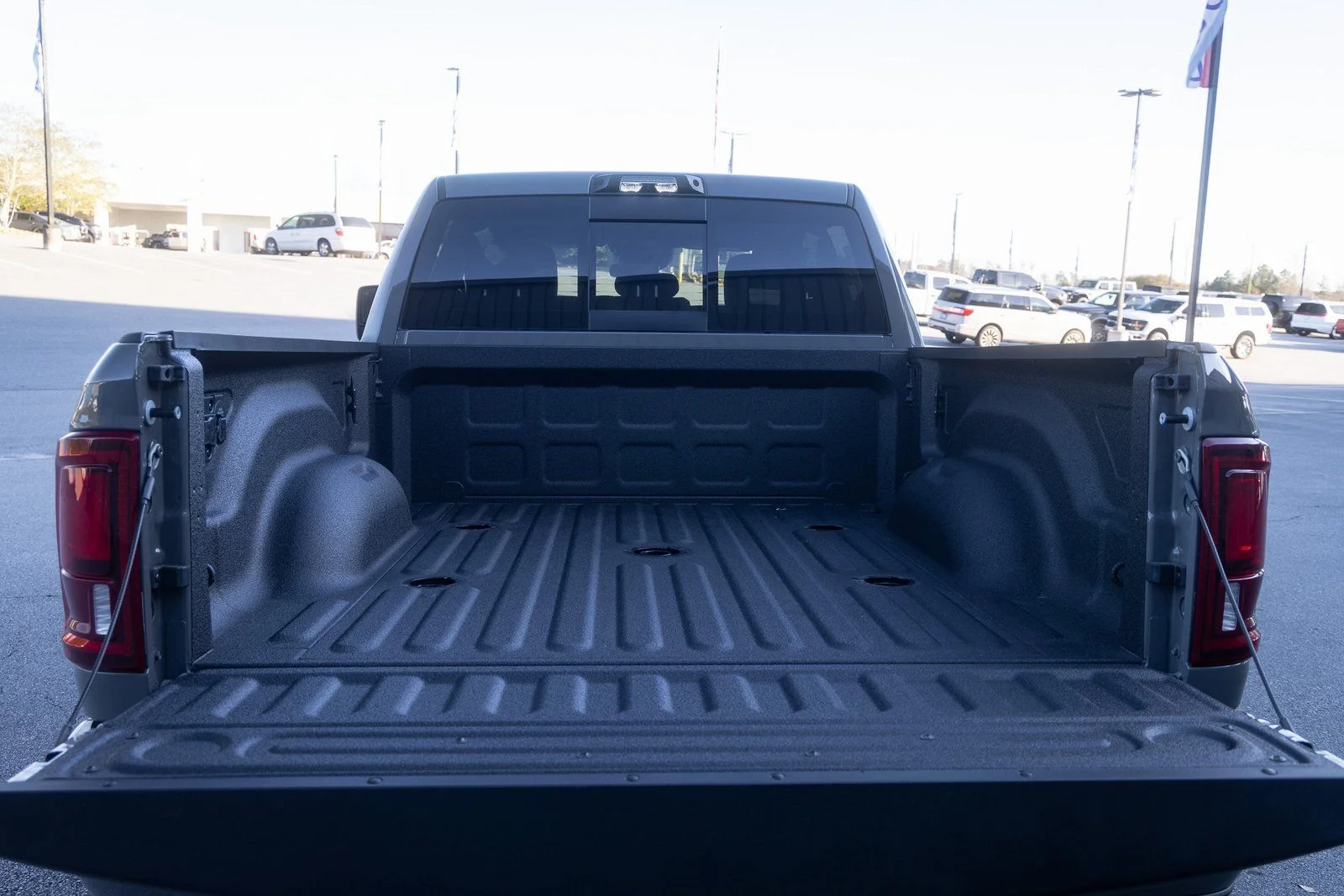 New 2026 Ceramic Gray Clear-Coat Exterior Paint RAM Big Horn image 9