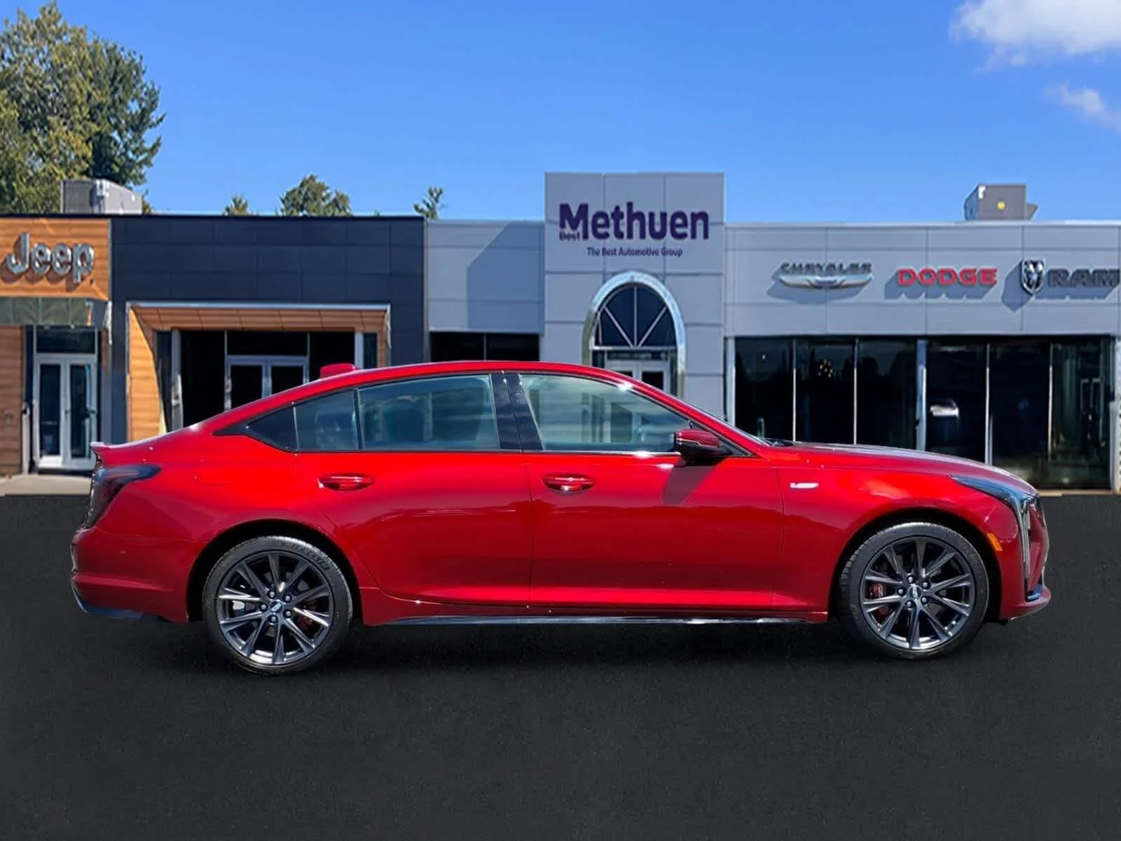 Used 2025 Radiant Red Tintcoat Cadillac  image 2