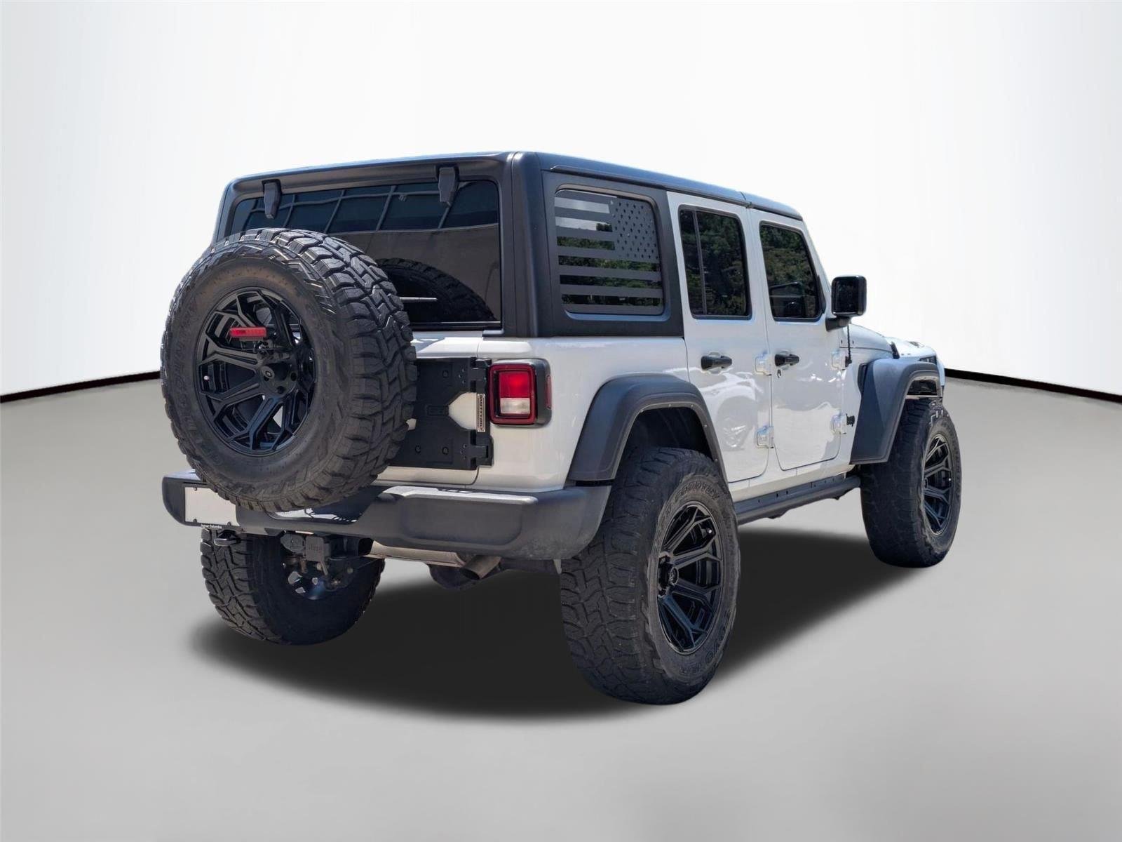 Used 2021 Bright White Clearcoat Jeep Unlimited Sport S image 5