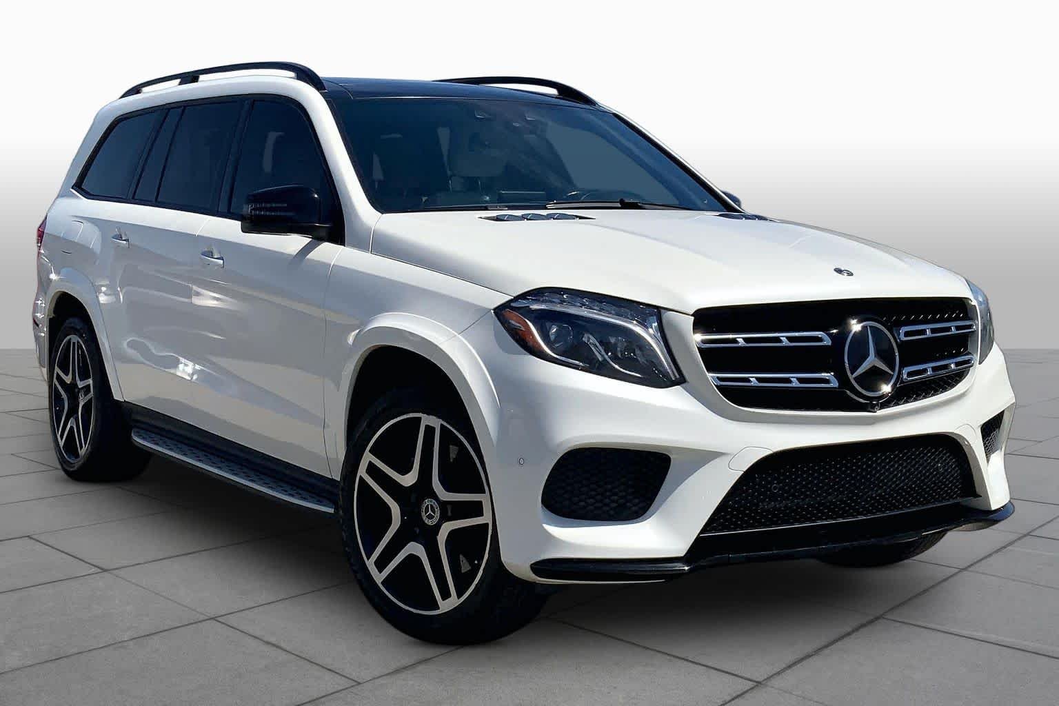 Used 2018 designo Diamond White Metallic Mercedes-Benz GLS 550 image 3