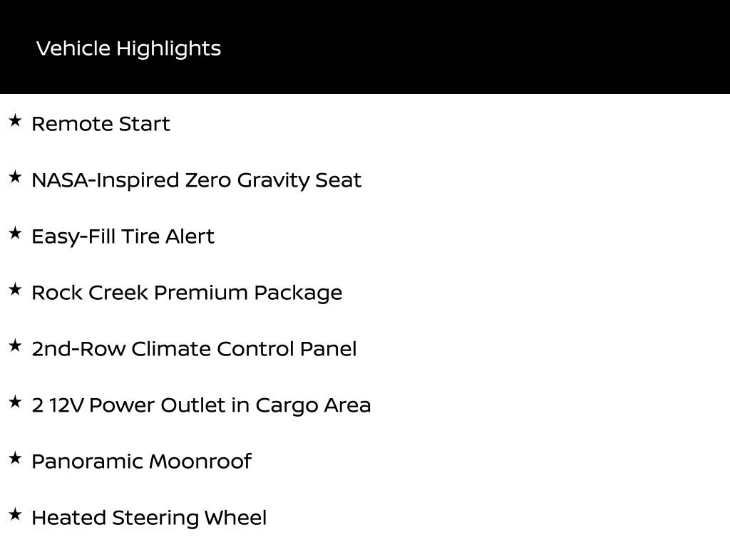 New 2026 White Pearl Nissan Rock Creek® image 7