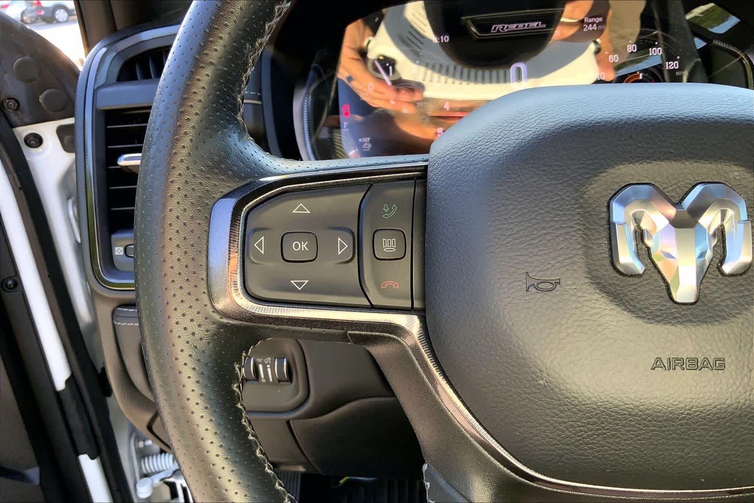 Used 2024 Bright White Clearcoat Ram Rebel image 23
