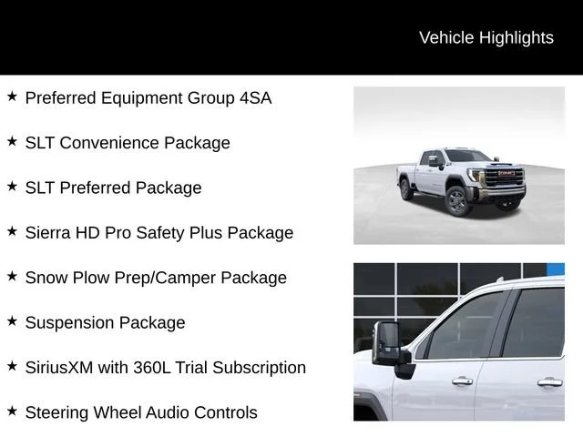New 2026 Summit White GMC SLT image 8