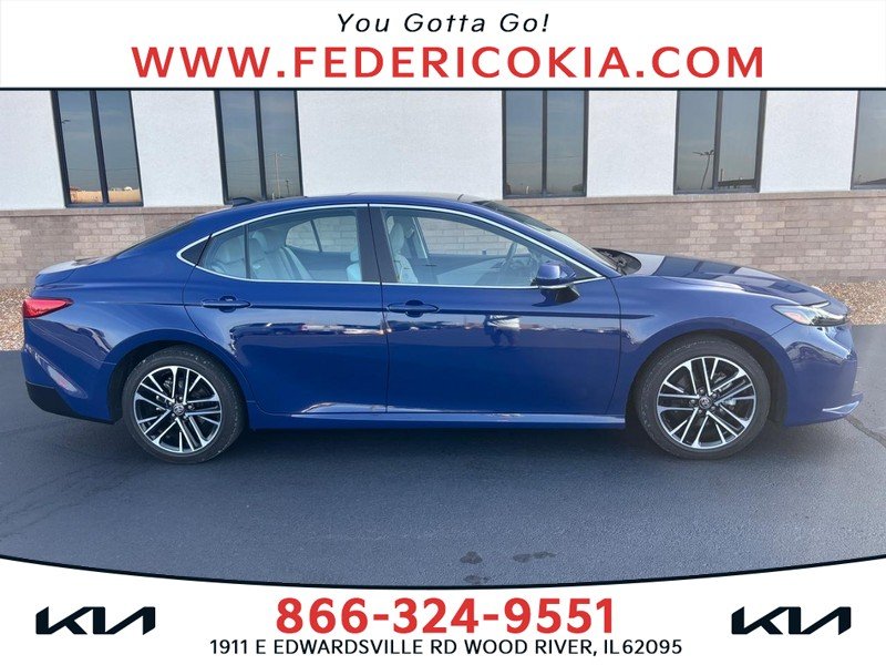Used 2025 Reservoir Blue Toyota XLE AWD (Natl) image 1