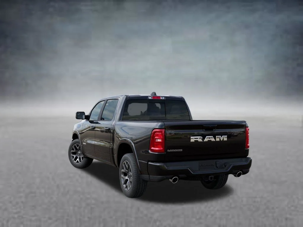 New 2026 Diamond Black Crystal Pearl-Coat Exterior Paint RAM Laramie image 3