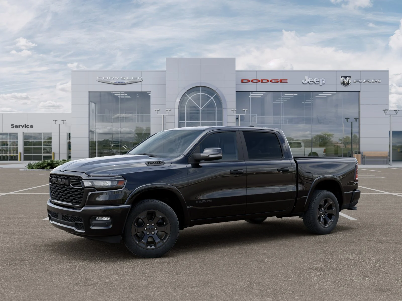 New 2026 Diamond Black Crystal Pearlcoat RAM Big Horn/Lone Star image 28