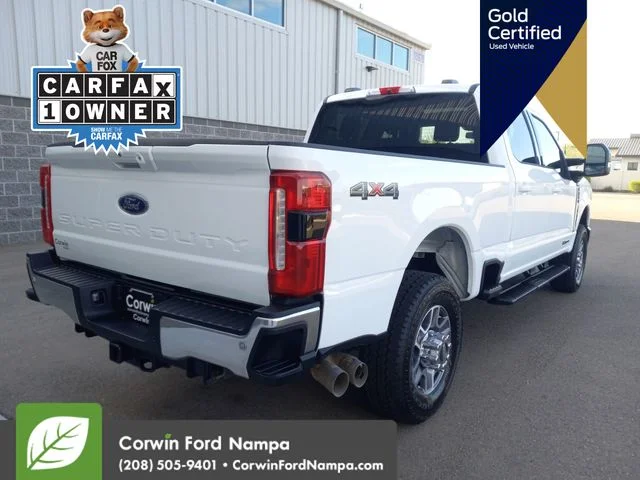 Certified Used 2025 White Ford Lariat image 3