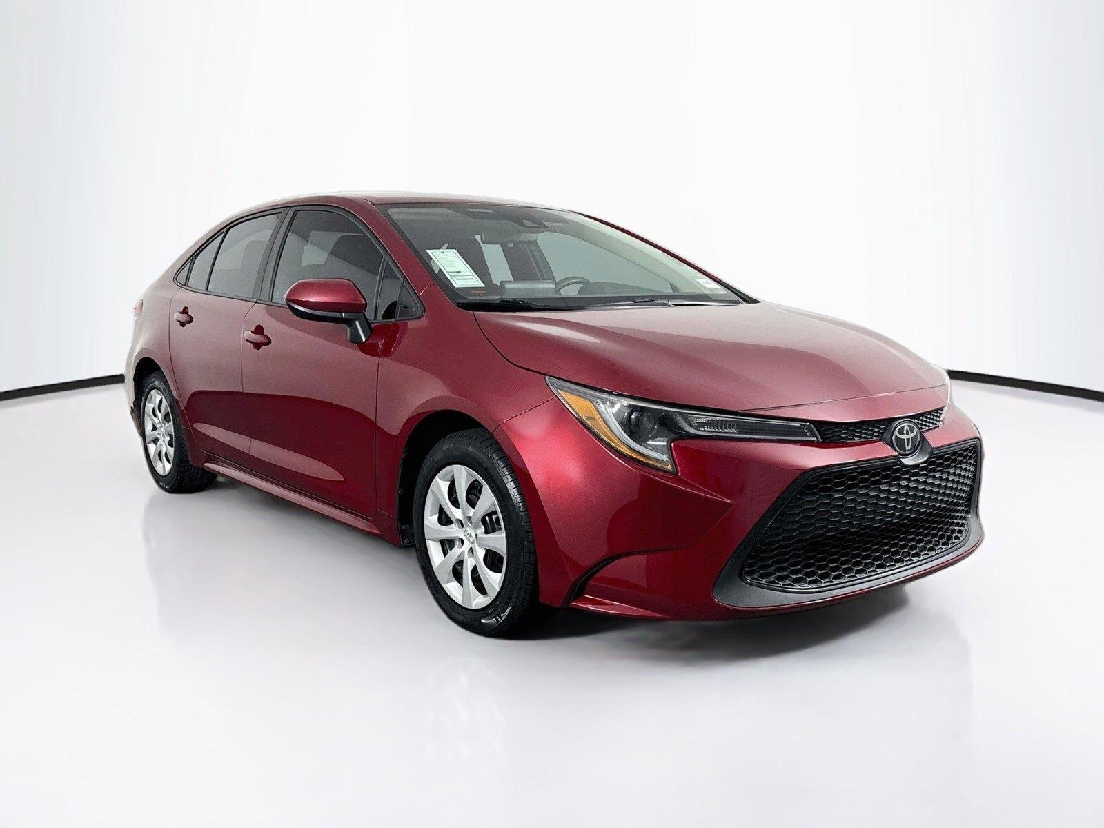 Certified Used 2022 Ruby Flare Pearl Toyota LE image 8