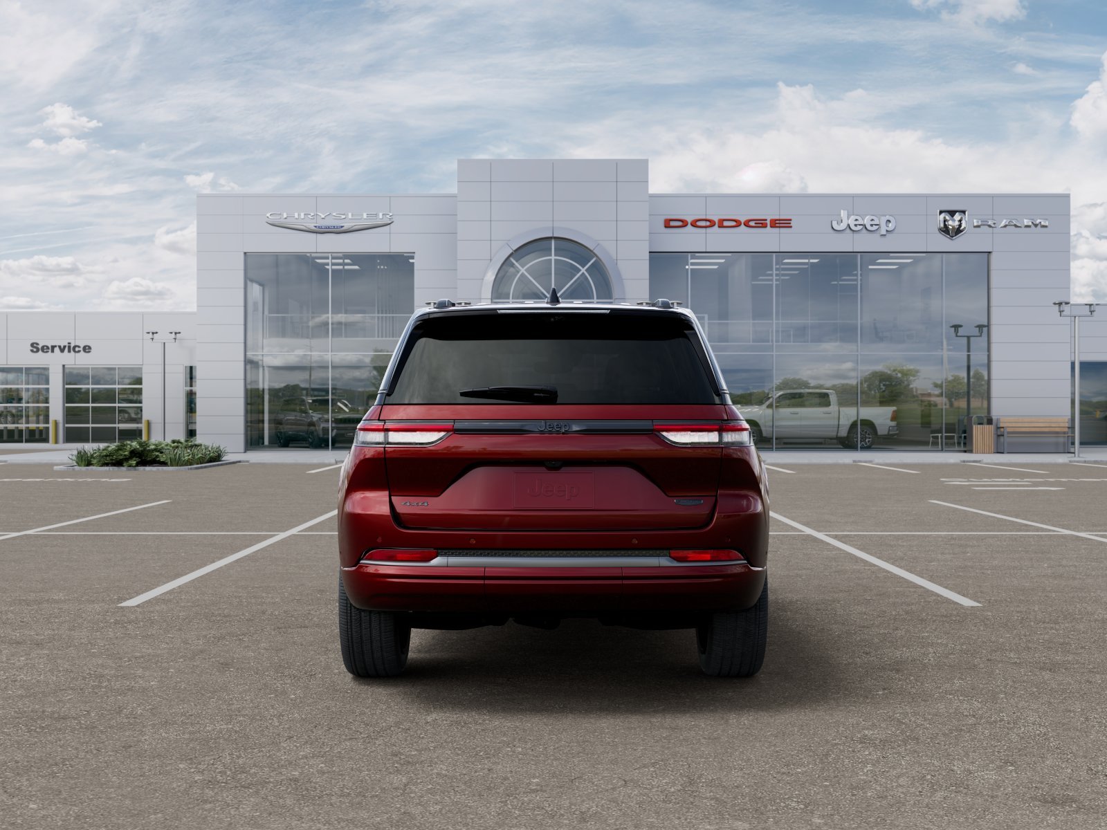 New 2026 Velvet Red Pearl-Coat Exterior Paint Jeep Summit image 7