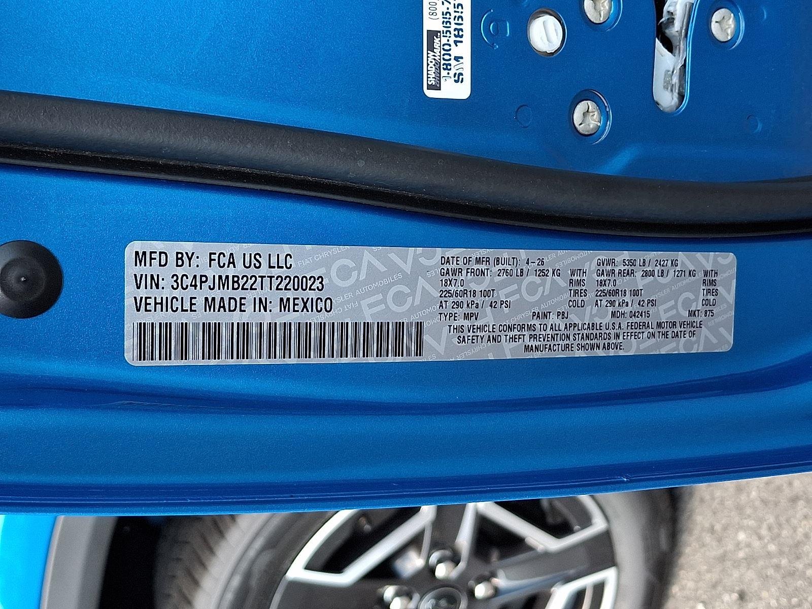 New 2026 Hydro Blue Pearl-Coat Exterior Paint Jeep Limited image 17