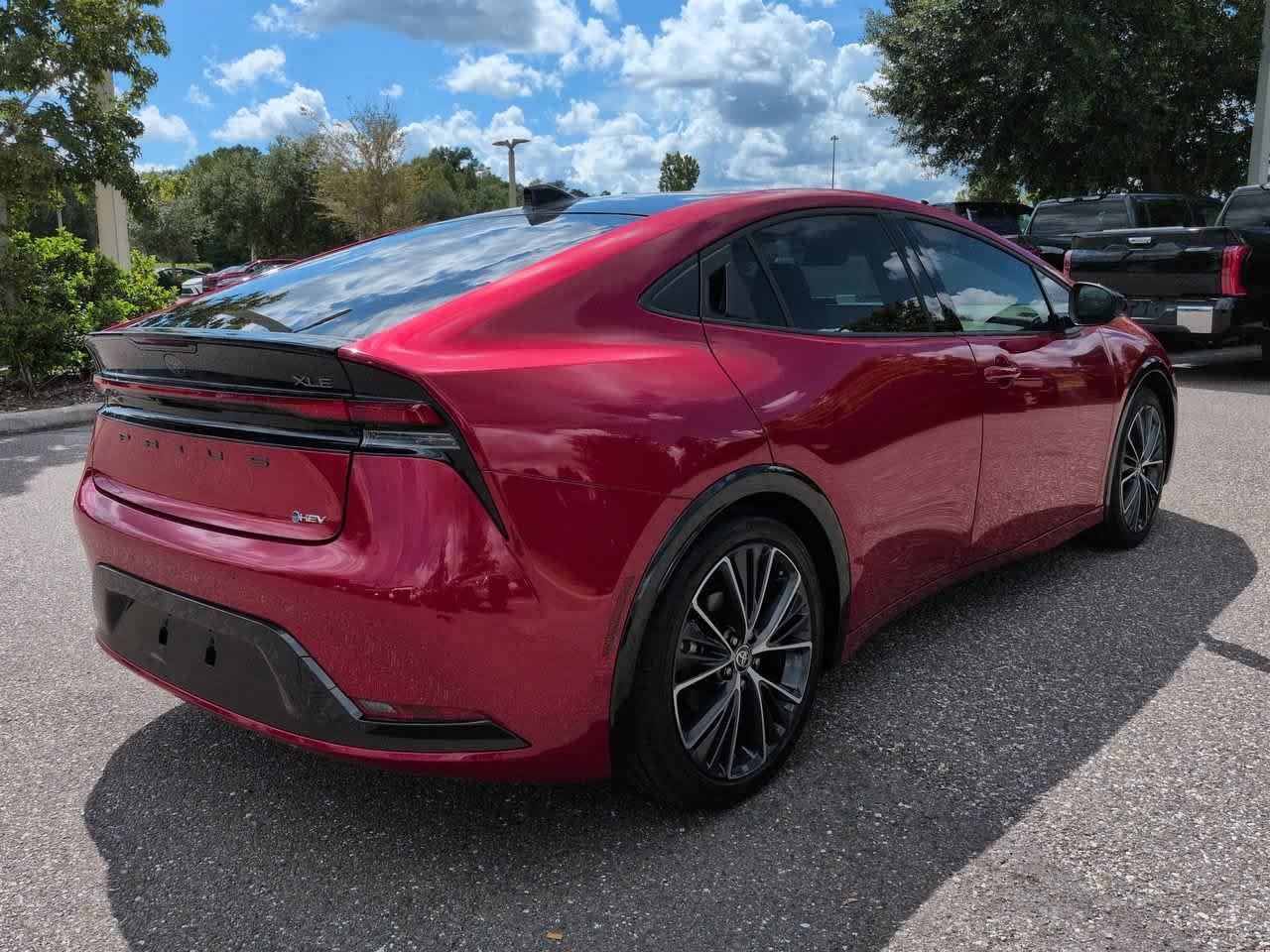 Certified Used 2024 Supersonic Red Toyota XLE image 6