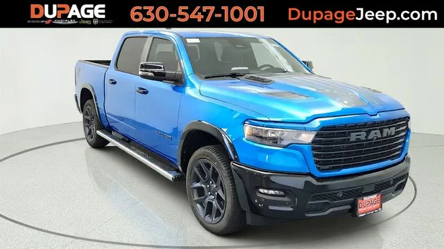 New 2026 Hydro Blue Pearl-Coat Exterior Paint RAM Laramie video 1